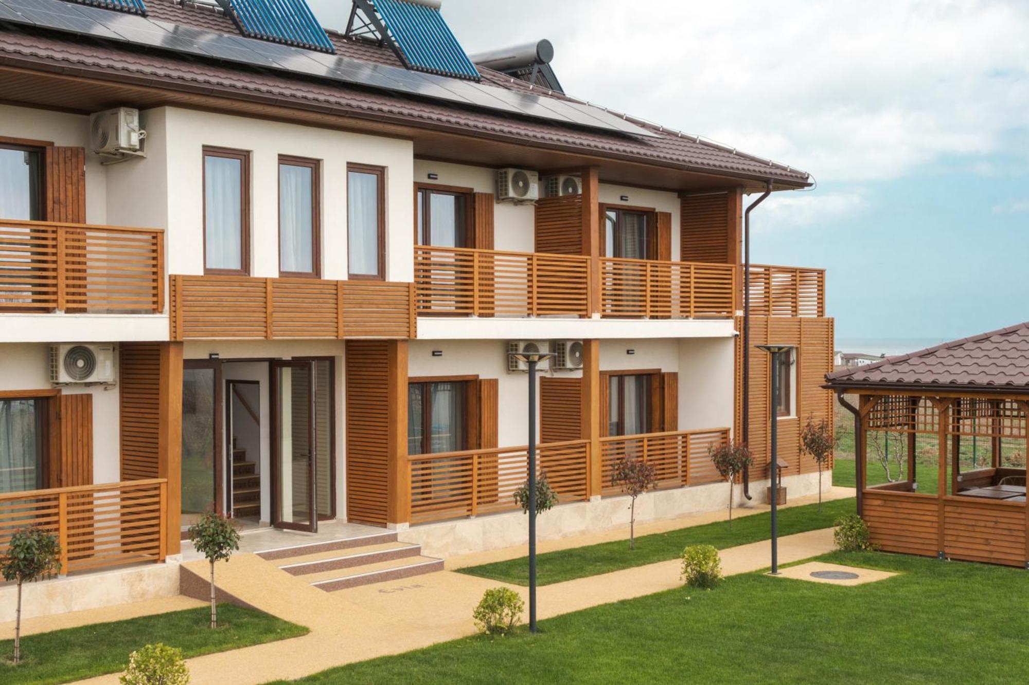 Pensiunea Evia Corbu คอร์บู ภายนอก รูปภาพ